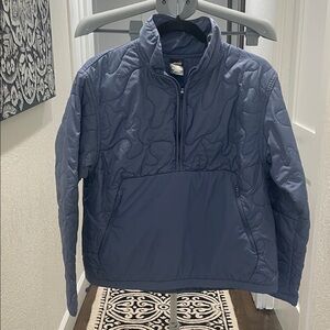 Avia Quilted Pullover in Blue